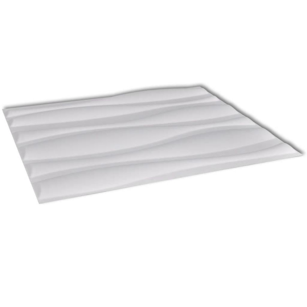 Wall Panel 3D Wave 0.625 m x 0.8 m 12 Panels 6 m²